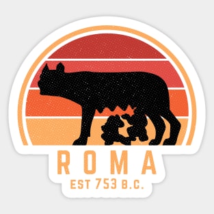 Roma Est 753 BC Founding Of Rome Sticker